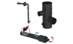 Pack Pelletkamin MARINA 14 kW Luftdicht + Ventilationskit – Weiß – Image 5
