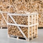Halbe Palette kammergetrocknetes gespalten Birke Brennholz 25cm – Image 2