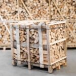 Halbe Palette kammergetrocknetes gespalten Buchen Brennholz 25 cm – Image 3