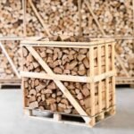 Halbe Palette kammergetrocknetes gespalten Eiche Brennholz 25cm – Image 4