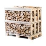 Halbe palette kammergetrocknetes gespalten Hainbuche Brennholz 25cm