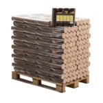 Runde Buche Briketts pallet 96 Packungen x 10 kg (960 kg)